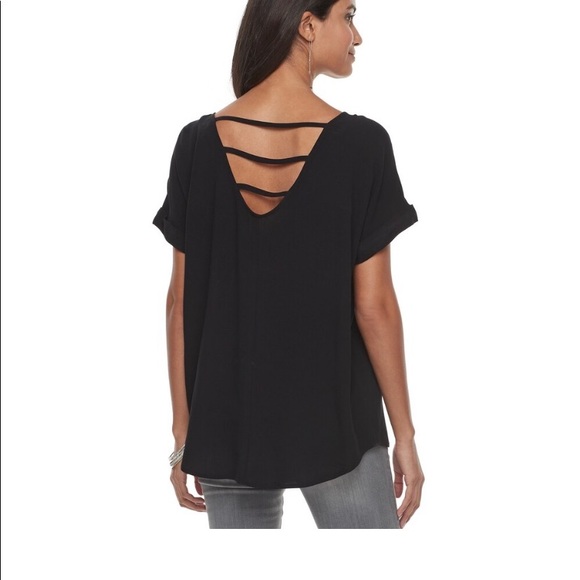 Rock & Republic Strappy Back Tee - Picture 2 of 6